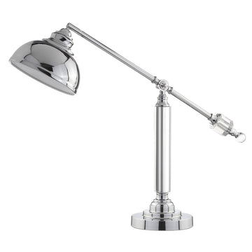Giselle 22" Metal and Crystal LED Task Lamp - JONATHAN Y